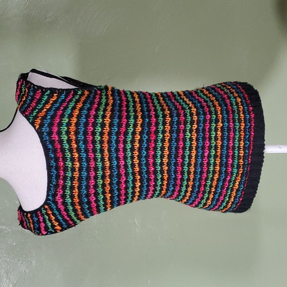 Vintage Pronto Moda acrylic knit sweater tank sz small - Picture 6 of 7